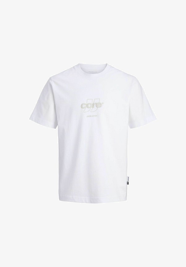 Jack & Jones T- - Print T-shirt - bright white