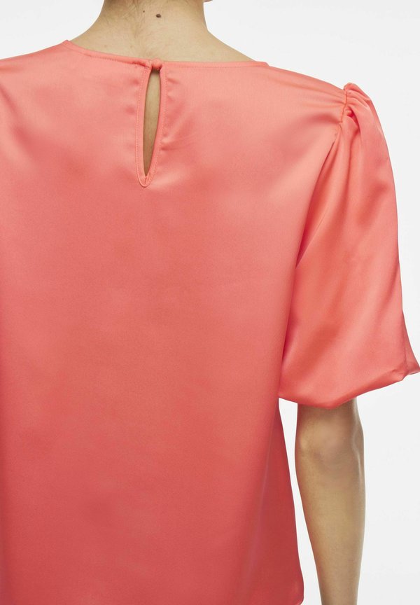 VILA VIELLETTE 2/4 SATIN PUFF TOP - NOOS