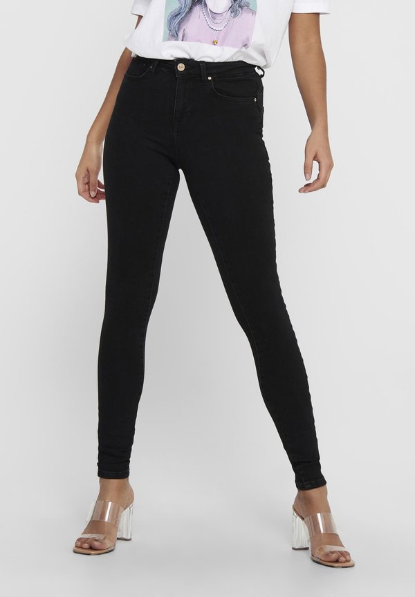 ONLY ONLPOWER LIFE MID UP - Jeans Skinny Fit - black