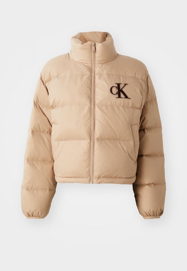 Calvin Klein Jeans GRAPHIC LOGO PUFFER JACKET - Down jacket - amphora