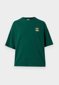 adidas Originals VEGGIE CHARACTERS GRAPHIC OVERSIZED TEE UNISEX - Print T-shirt - collegiate green