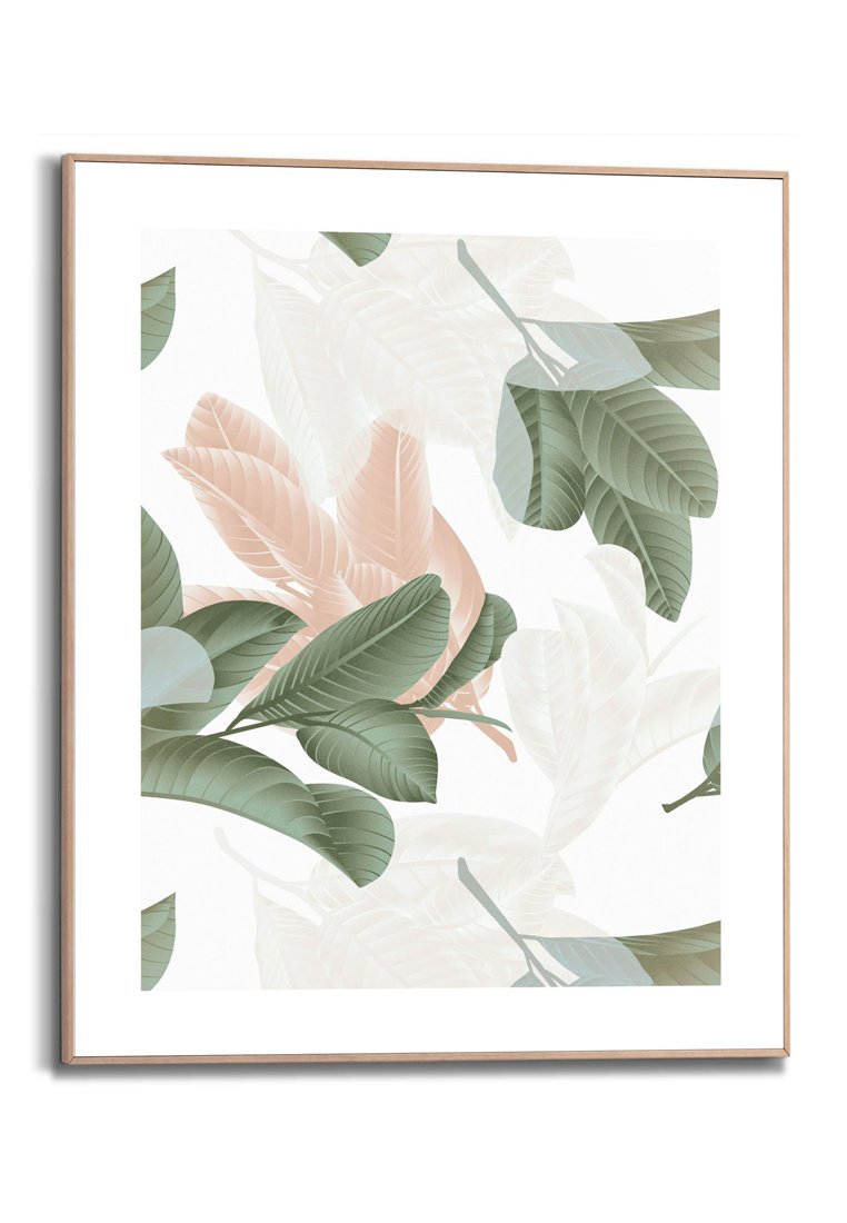 Orange Wallz FLORAL PATTERN