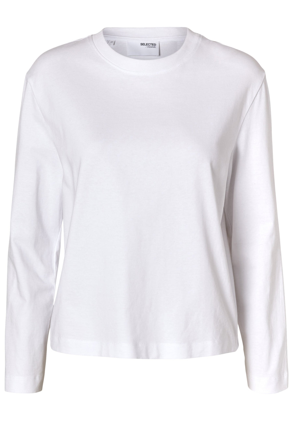 Selected SLFESSENTIAL LS BOXY TEE NOOS