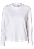 Selected SLFESSENTIAL LS BOXY TEE NOOS