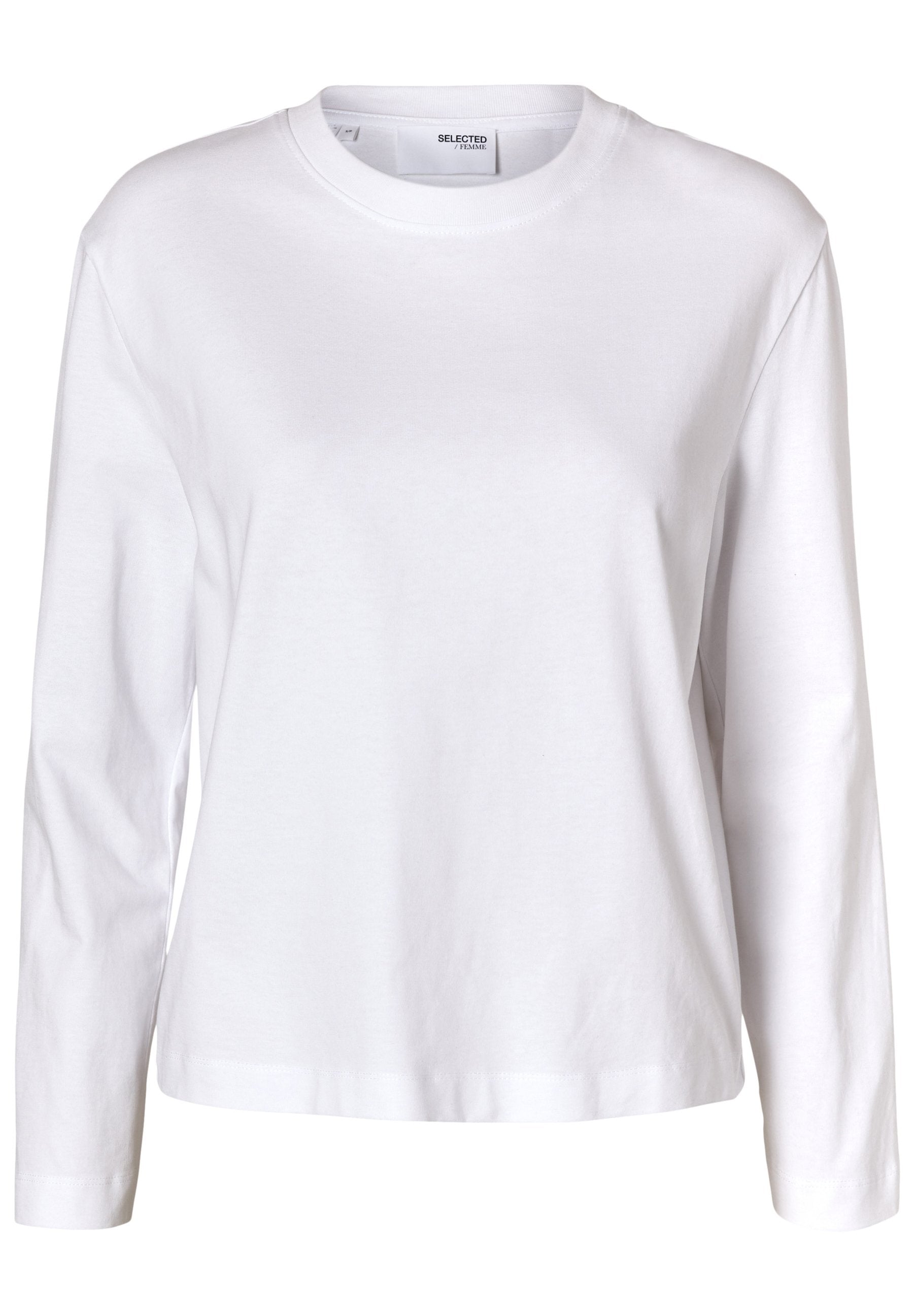 Selected SLFESSENTIAL LS BOXY TEE NOOS
