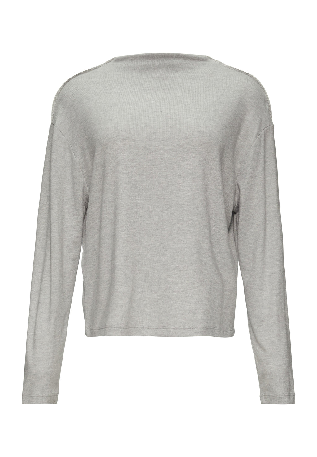 LONGSLEEVE AUS GEBÜRSTETEM JERSEYSTRICK Media 1