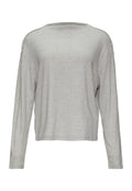 LONGSLEEVE AUS GEBÜRSTETEM JERSEYSTRICK Media 1