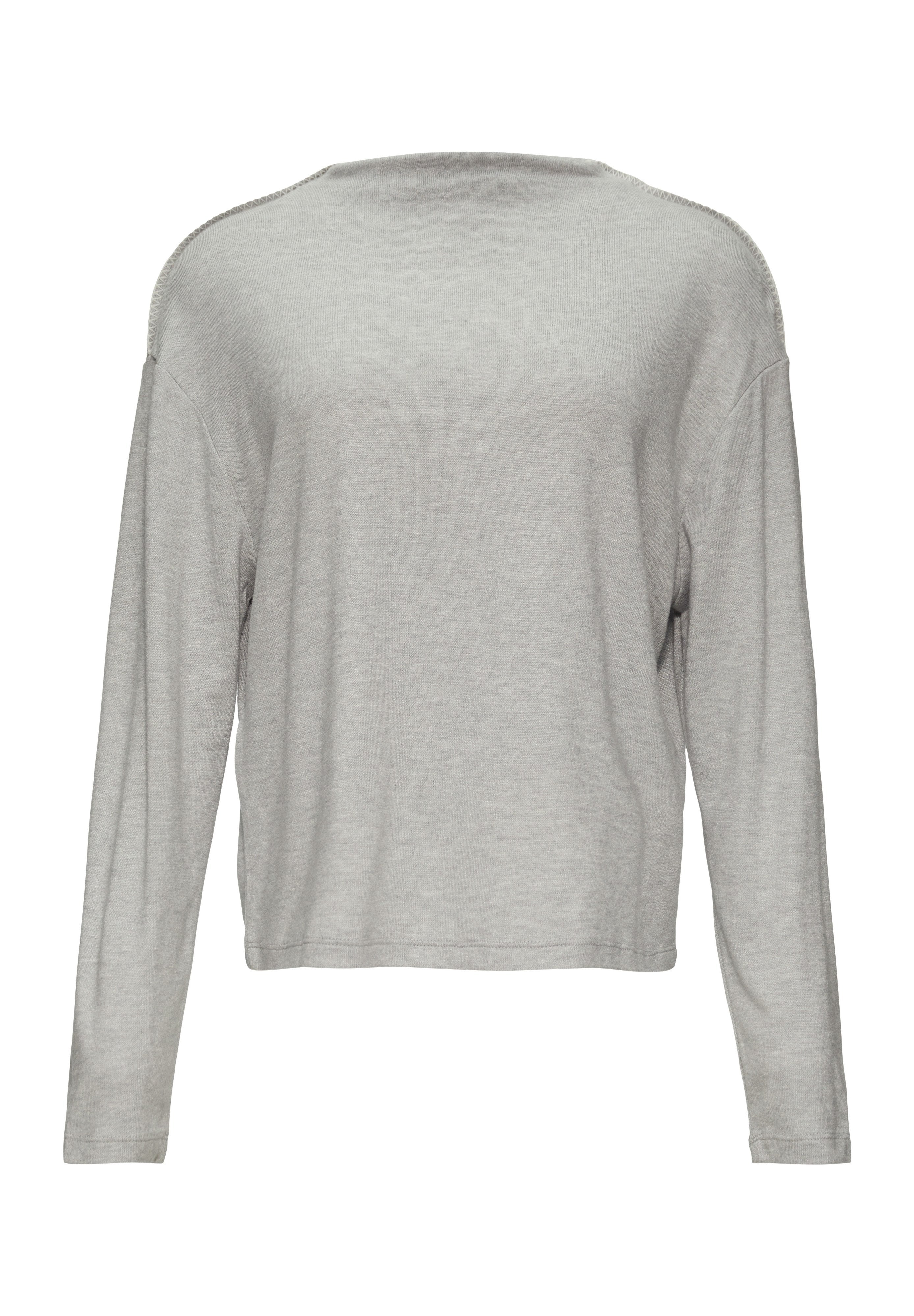 LONGSLEEVE AUS GEBÜRSTETEM JERSEYSTRICK Media 1