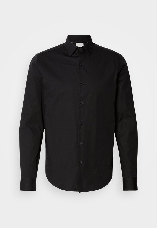 Calvin Klein SLIM - Formal shirt - black