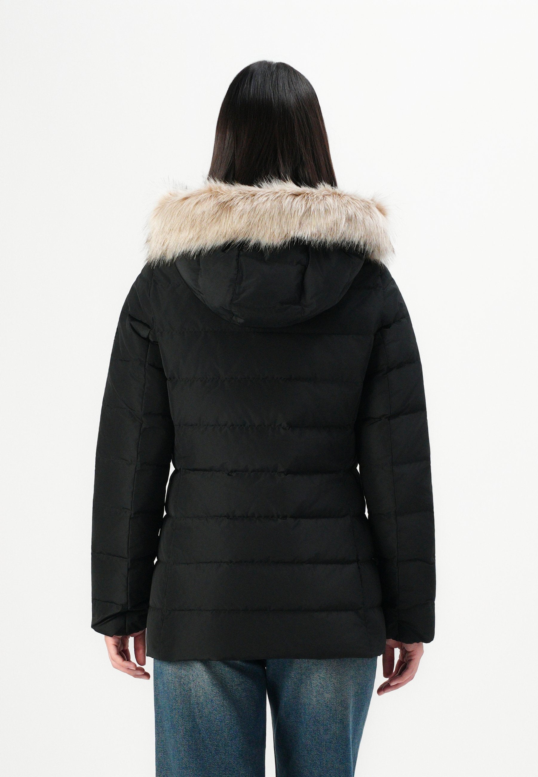 SLIM JACKET WITH FUR Media 4
