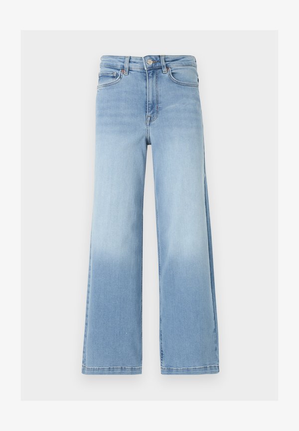 ONLY Wide-fit ONLMADISON High waist Wide Leg Fit Cropped - Wide Leg - light blue denim