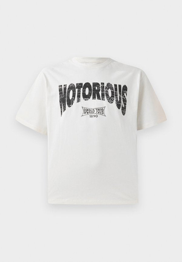 Jack & Jones T- - Print T-shirt - antique white