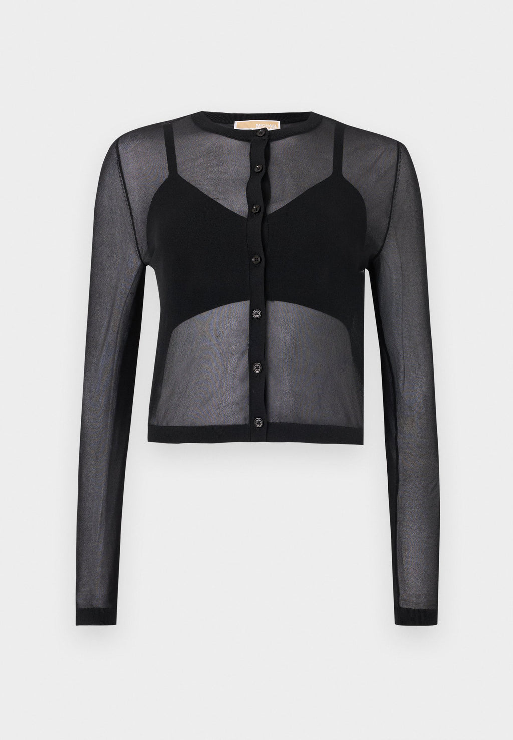 MICHAEL Michael Kors SHEER CROP CARDI