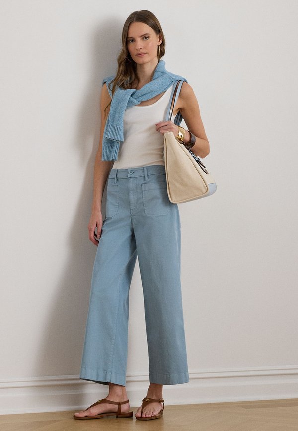 Lauren Ralph Lauren STRETCH CHINO WIDE LEG CROPPED PANT