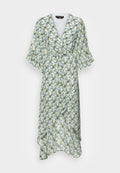 Colourful Rebel ALICE FLOWER WRAP DRESS