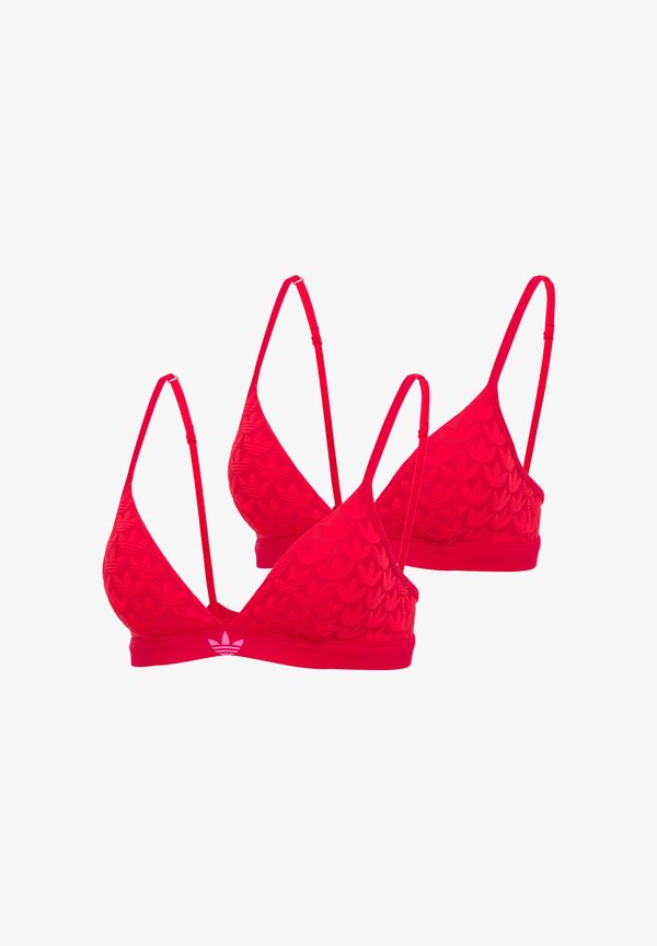 adidas Originals TERROT FLEX 2-PACK - Triangle bra - red
