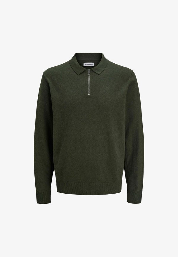 Jack & Jones JJEEMIL HALF ZIP - Jumper - duffel bag