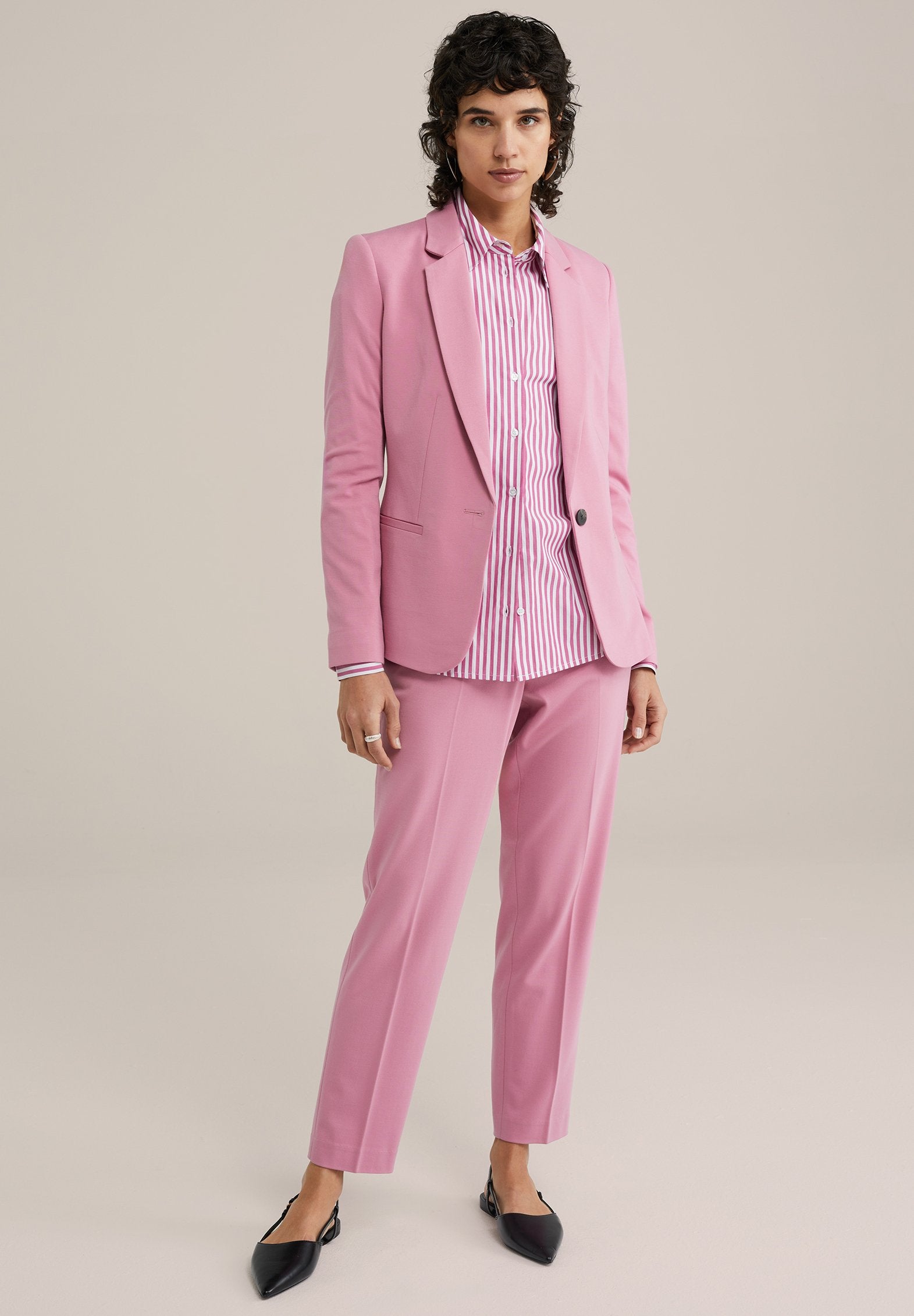 WE Fashion WE FASHION DAMES SLIM FIT PANTALON MET STRETCH