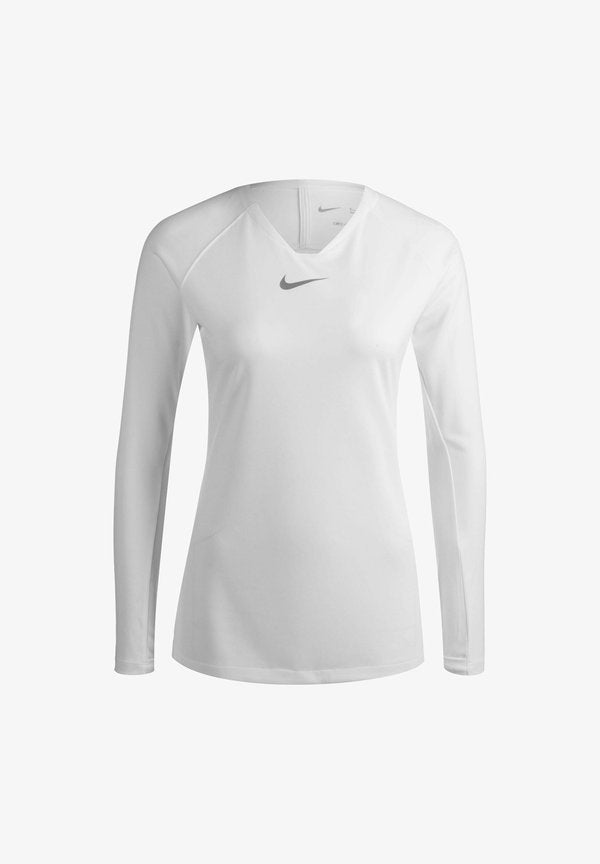 Nike Performance DRI-FIT PARK TRAININGS - Long sleeved top - white cool grey