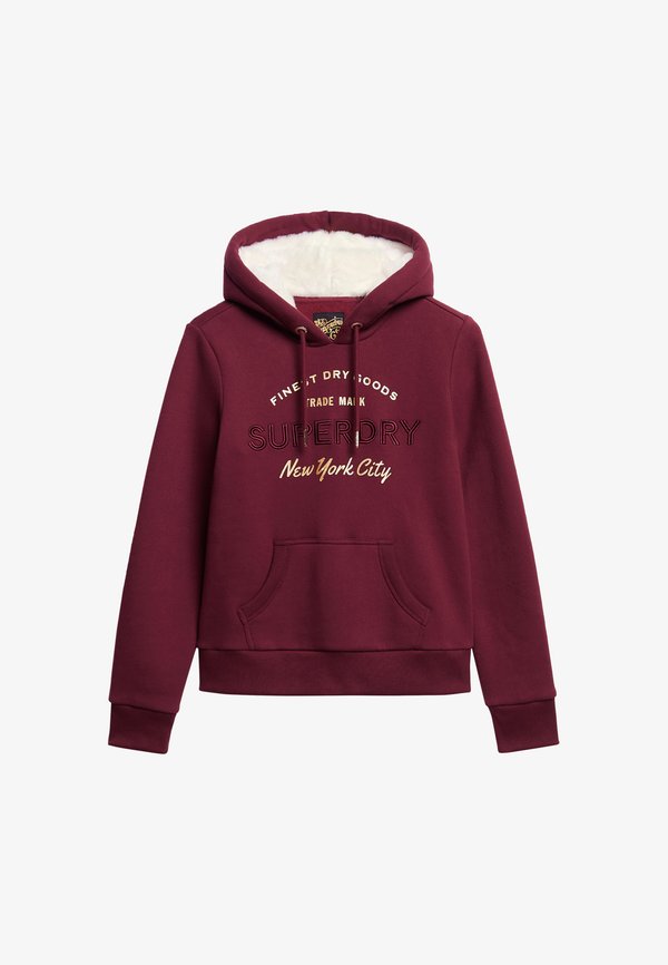 Superdry & Co LOGO  - Hoodie - burgundy