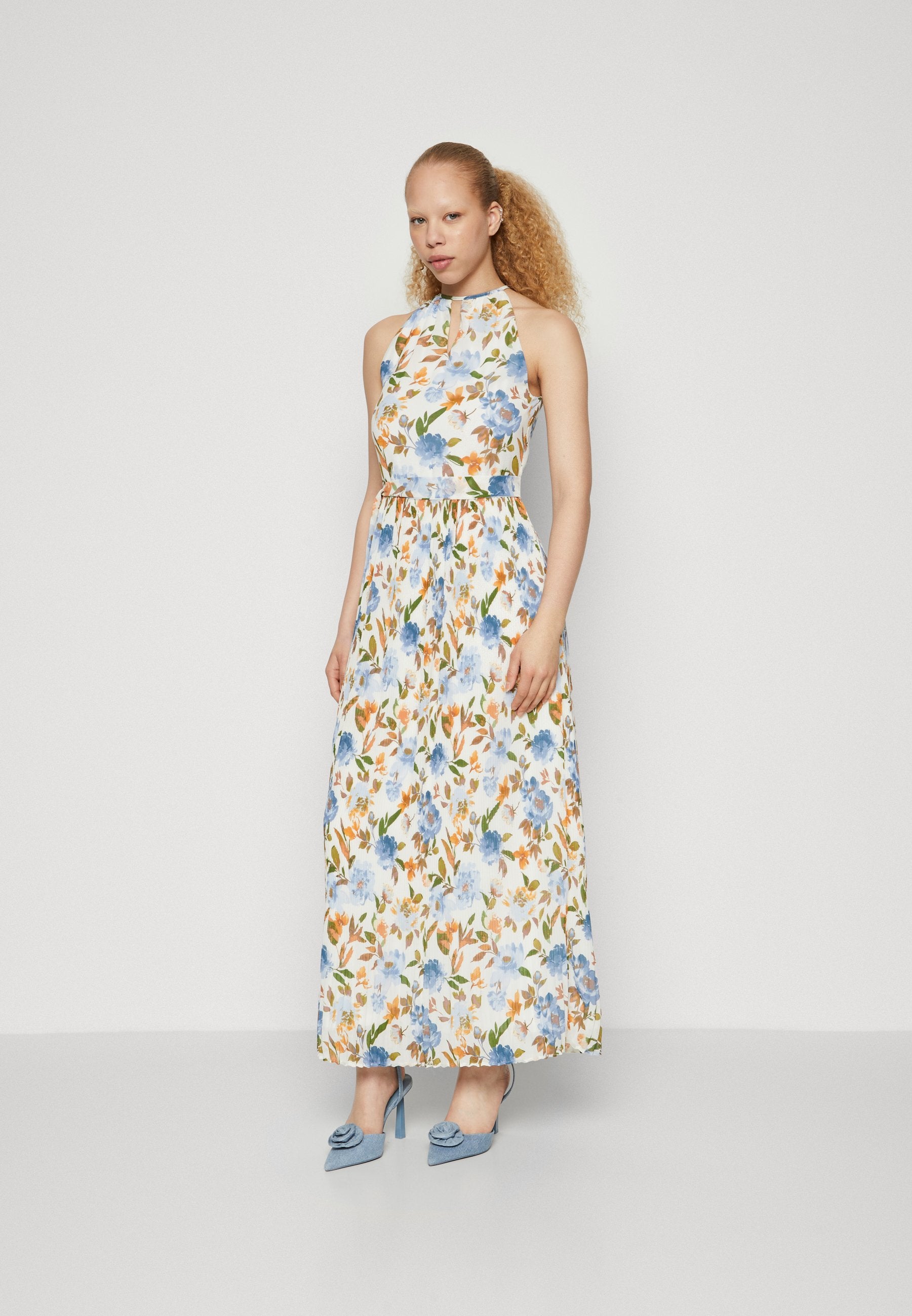 VILA VIJULIETTE PLISSE ANKLE DRESS