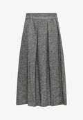 ONLY ONLBEKKA Midi - Pleated skirt - medium grey melange