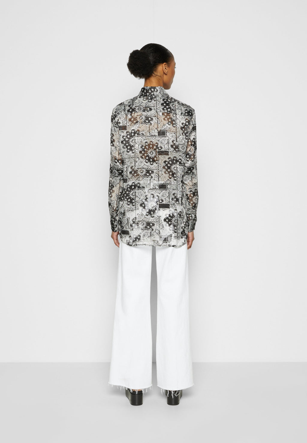 The Kooples CHEMISE MANCHES LONGUES BANDANA