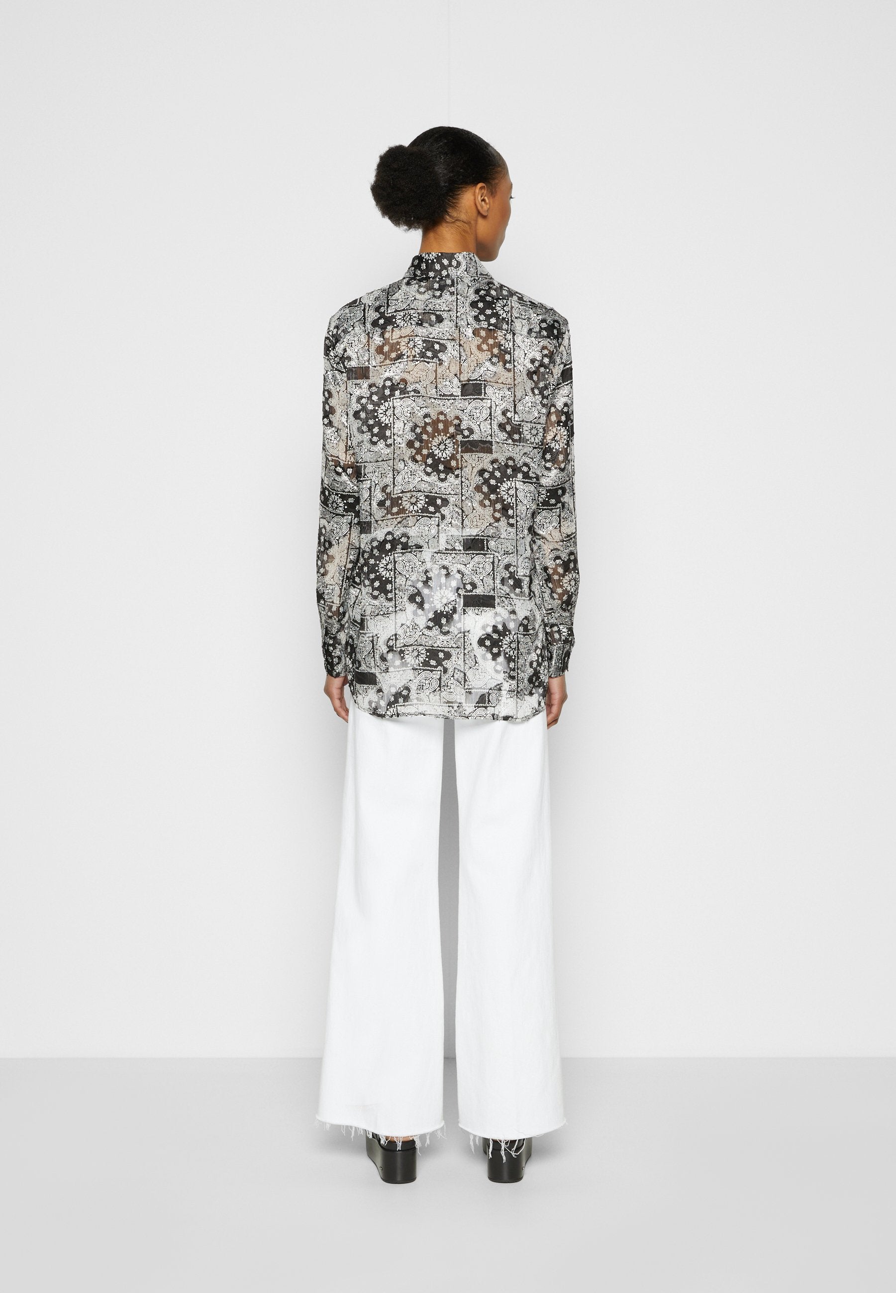 The Kooples CHEMISE MANCHES LONGUES BANDANA