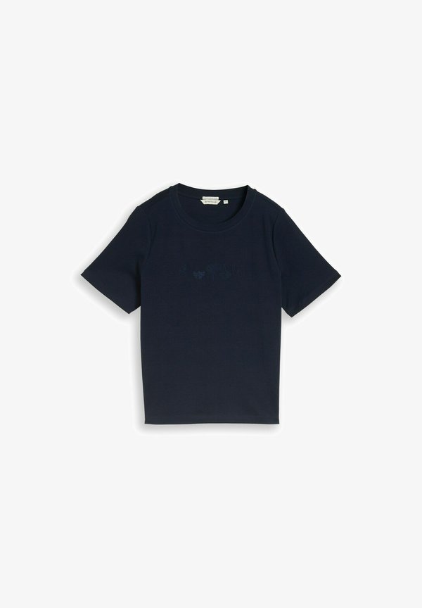 TOM TAILOR BOXY CREW NECK  - Print T-shirt - lunar eclipse