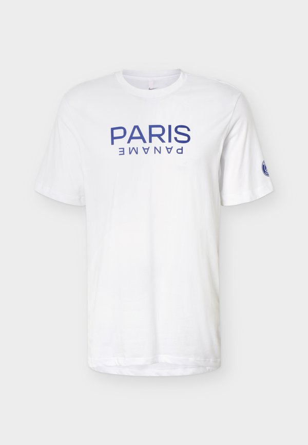 Nike Performance PSG CITY TEE - Club wear - white/old royal