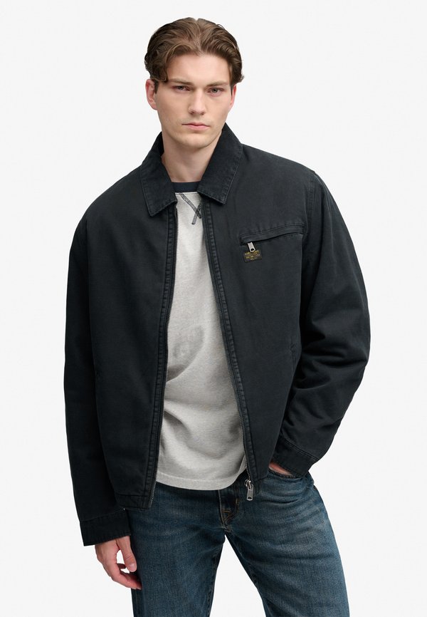 Superdry & Co SUPERDRY WORKWEAR RANCH JACKET.. - Light jacket - jet black
