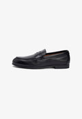 Tommy Hilfiger LEATHER FLEXIBLE LOAFERS - Slip-ons - black
