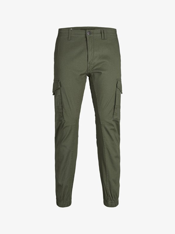 Jack & Jones PAUL FLAKE  - Cargo trousers - Green