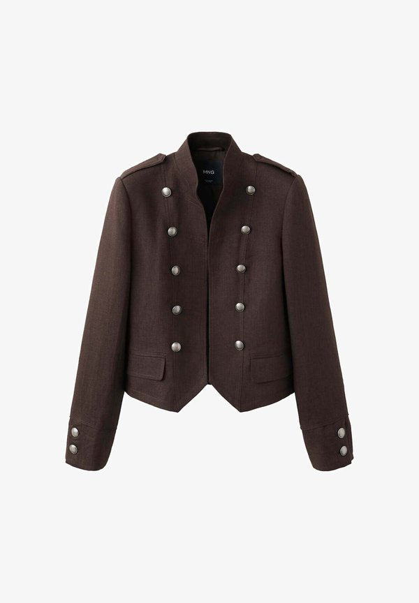 Mango ADULT - Blazer - dark brown