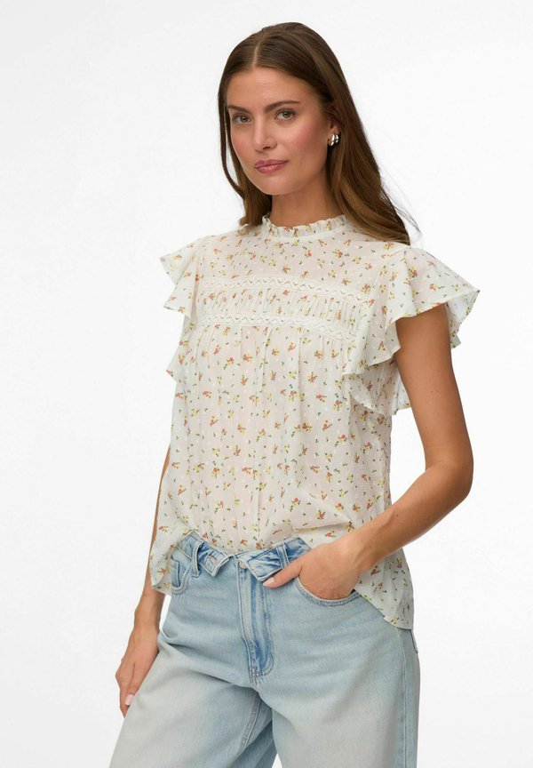 Vero Moda VMTRINE - Top - snow white