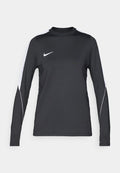Nike Performance CREW TOP - Long sleeved top - black/white