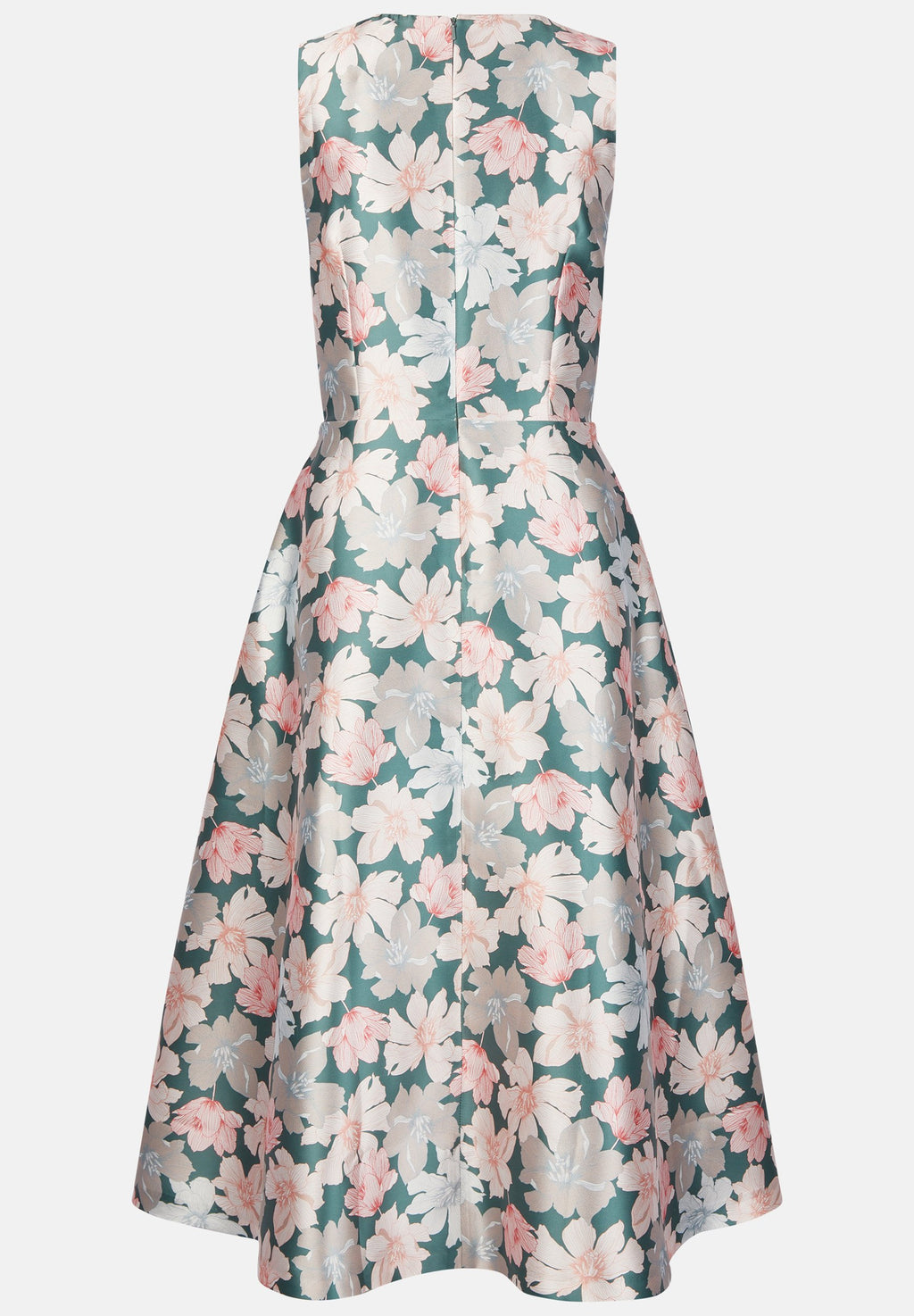 KLEO MIDI MIT BLUMENPRINT UND SCHWINGENDEM