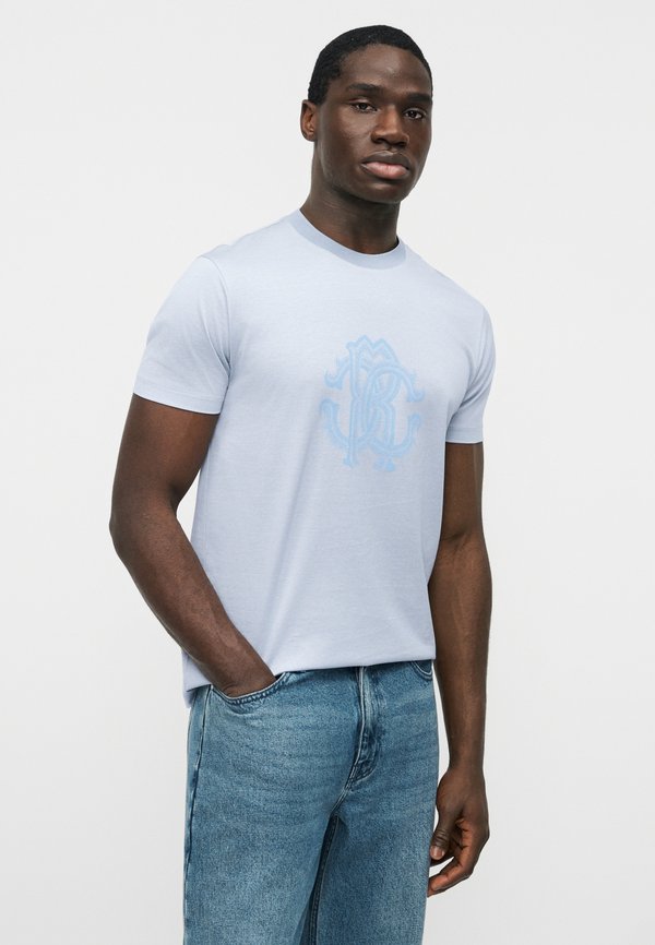 Cavalli Uomo MERCERIZED CHEST LOGO TEE