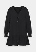 Evans BLACK SHEERED CUFF BUTTON