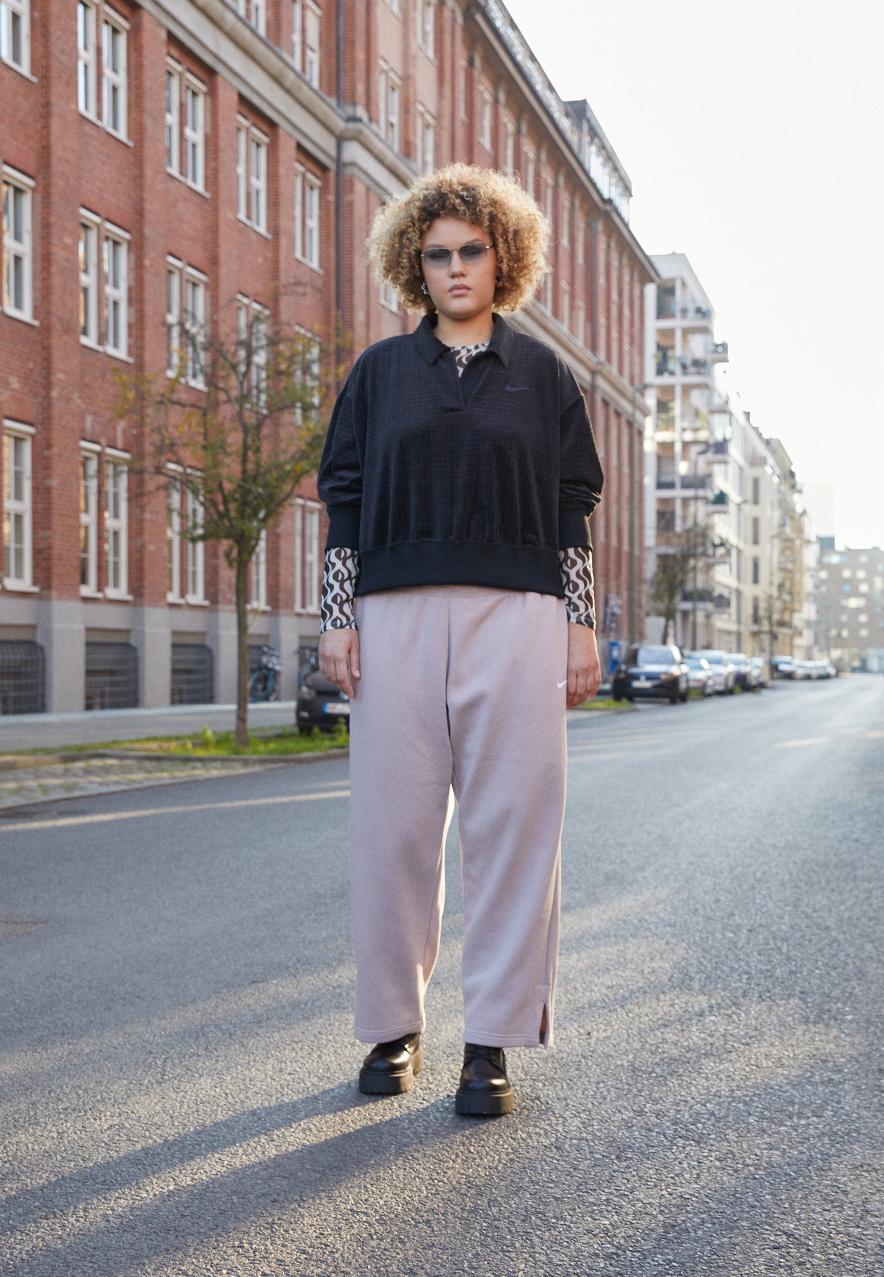Nike Sportswear PHOENIX W NSW STYLE FLC HR PANT PLUS