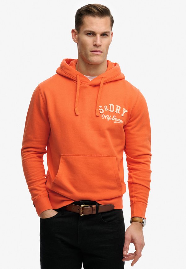 Superdry & Co VINTAGE ATHLETIC  - Hoodie - firecracker orange