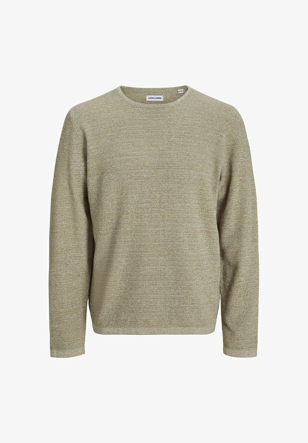 Jack & Jones Knitted Plain Knitted - Jumper - coriander