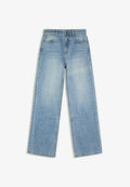 Bershka Straight leg jeans - light blue