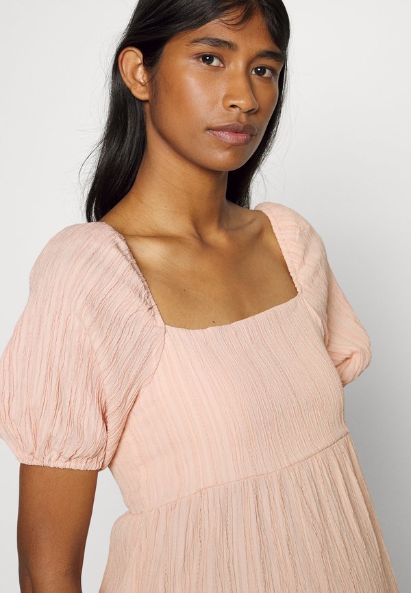 Glamorous Bloom BABYDOLL WITH PUFF SLEEVES SMOCKED BACK PANEL