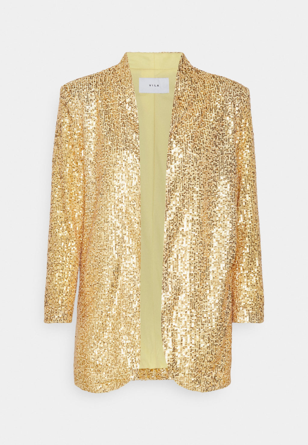 VILA Crop-sleeved sequin