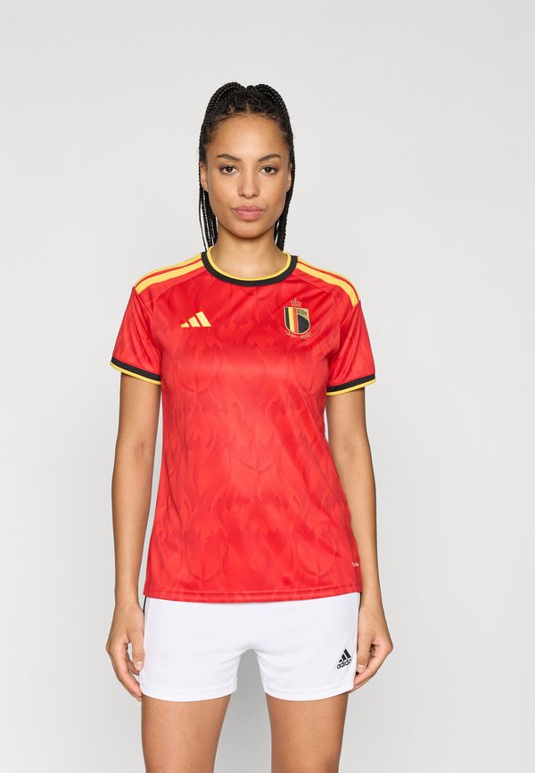 adidas Performance BELGIUM 26 HOME - Football jersey - red/bold gold-coloured