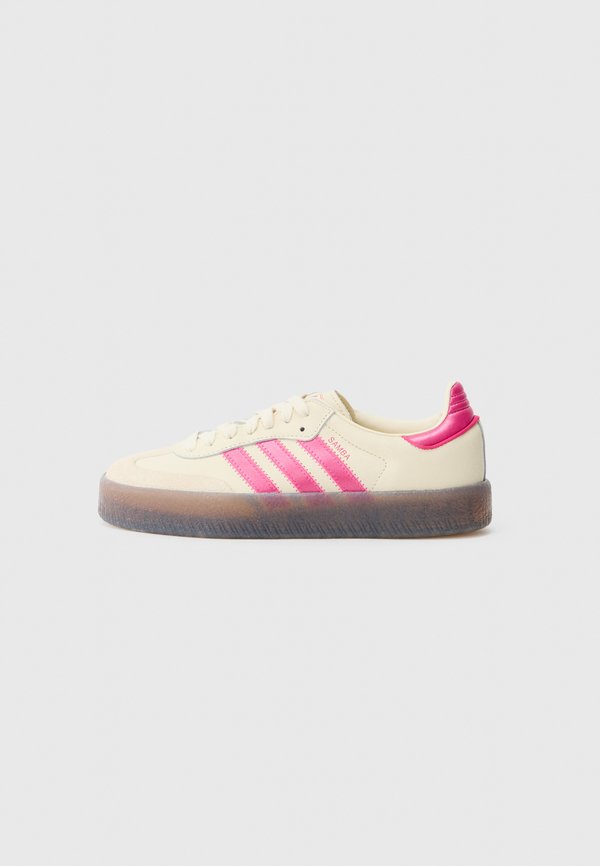 adidas Originals SAMBAE - Trainers - cream white/shock pink