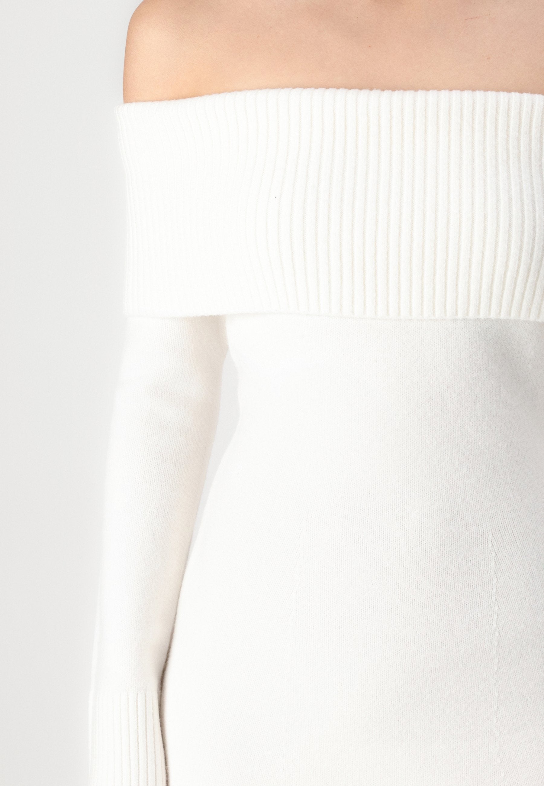 Hollister Co. Off-the-Shoulder Skater Sweater Dress