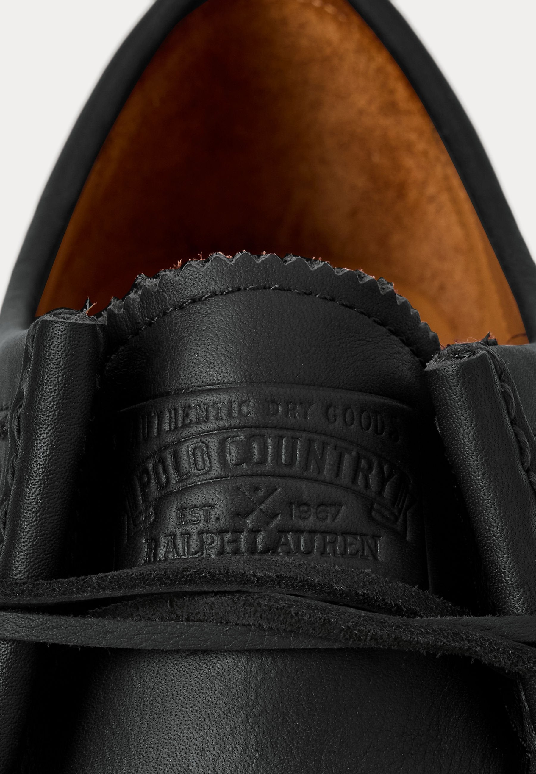 Polo Ralph Lauren JETT LUG-SOLE LEATHER MOC-TOE SHOE