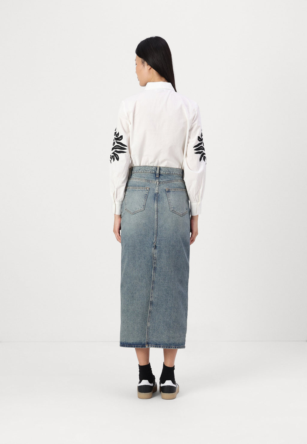 ONLY ONLBAXTER ZIP MAXI SKIRT
